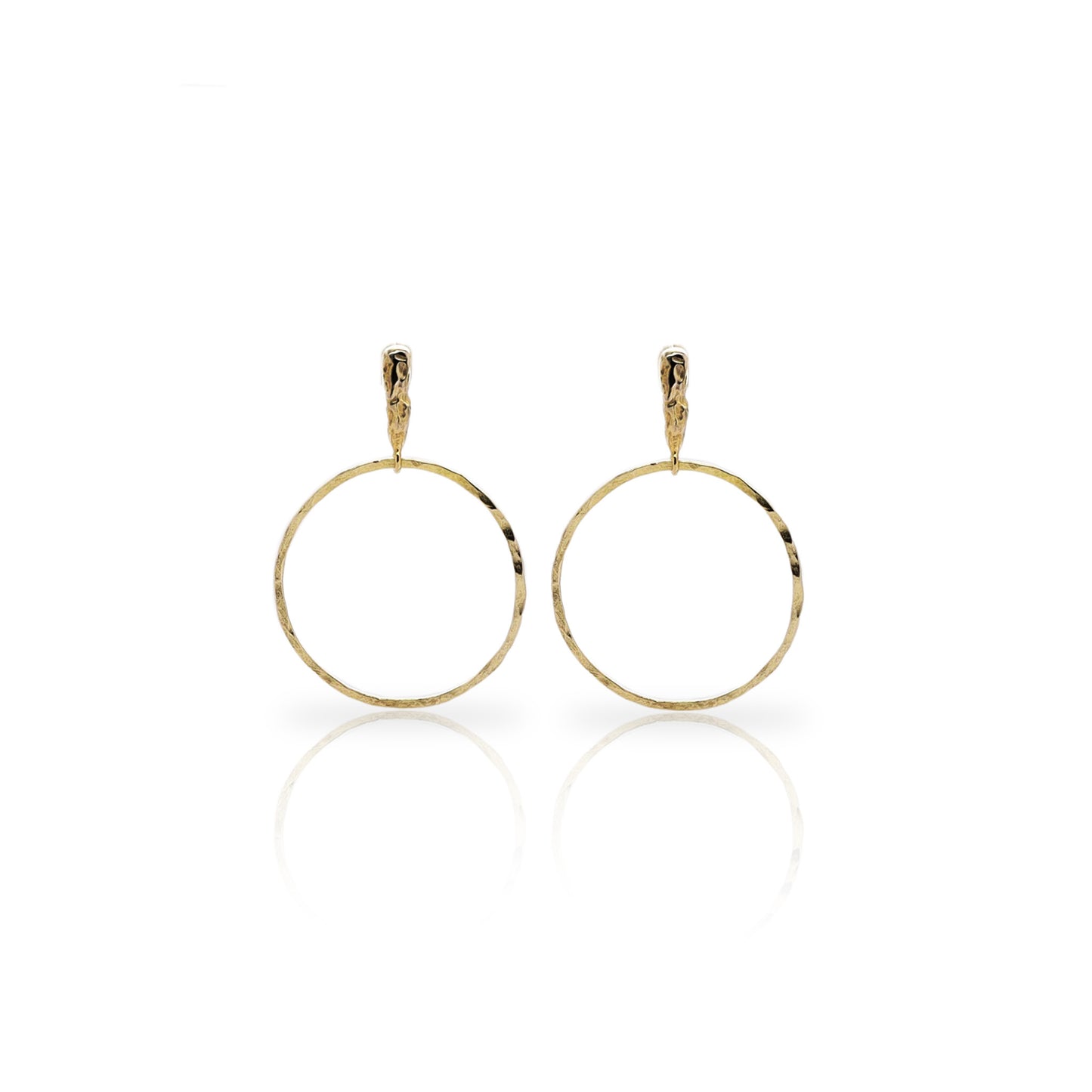 Shard Hoops - Gold Vermeil