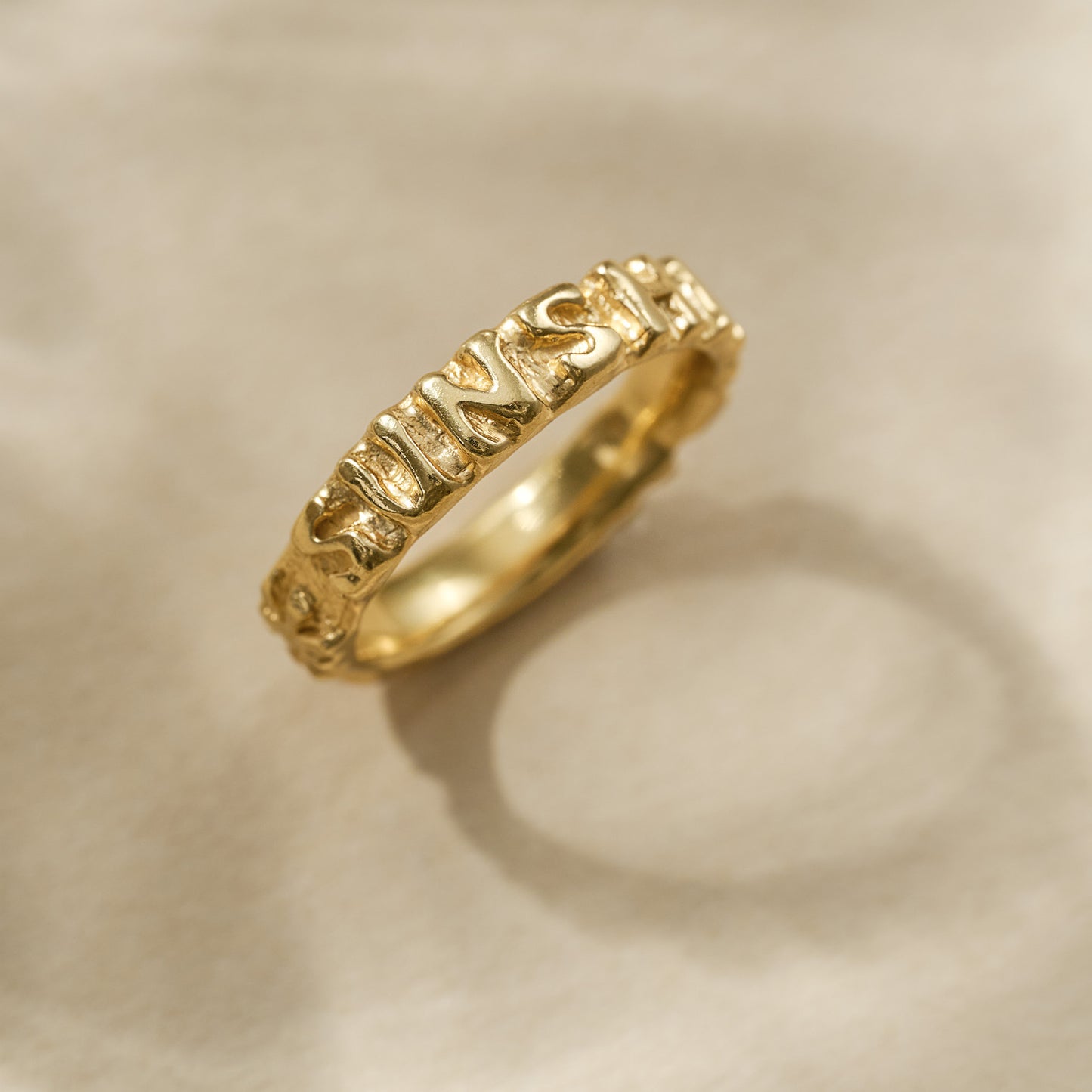 The Sunshine Mind Ring - Gold Vermeil