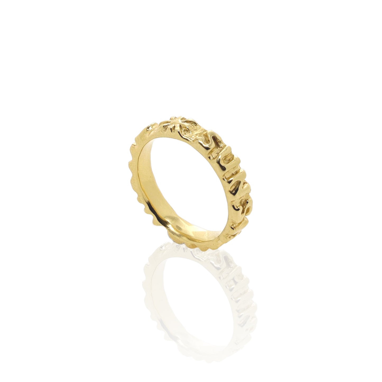 The Sunshine Mind Ring - Gold Vermeil