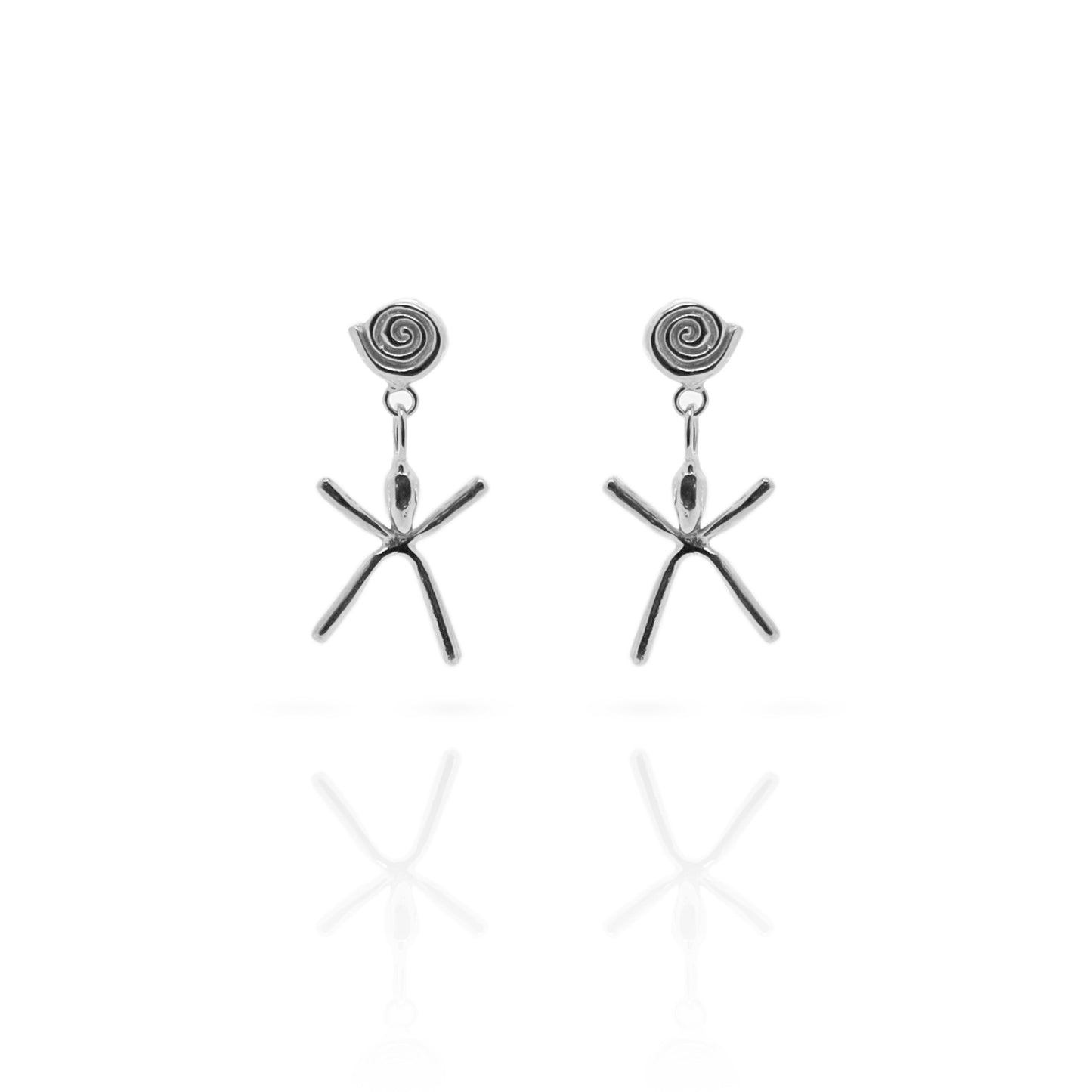 Sun Dance Earrings - Recycled Silver