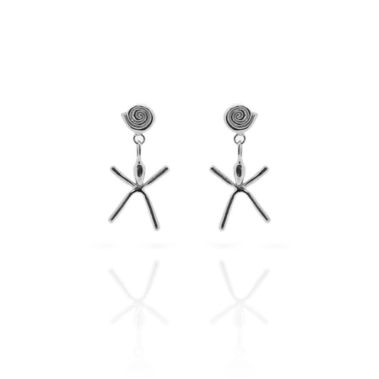 Sun Dance Earrings - Recycled Silver