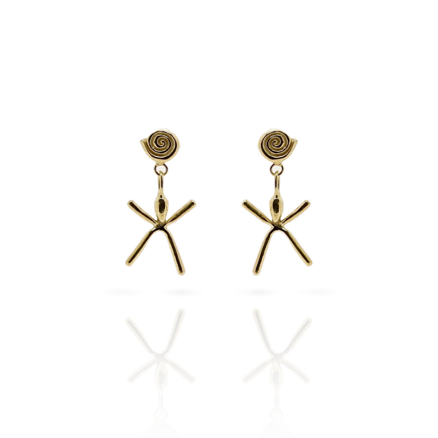 Sun Dance Earrings - Gold Vermeil